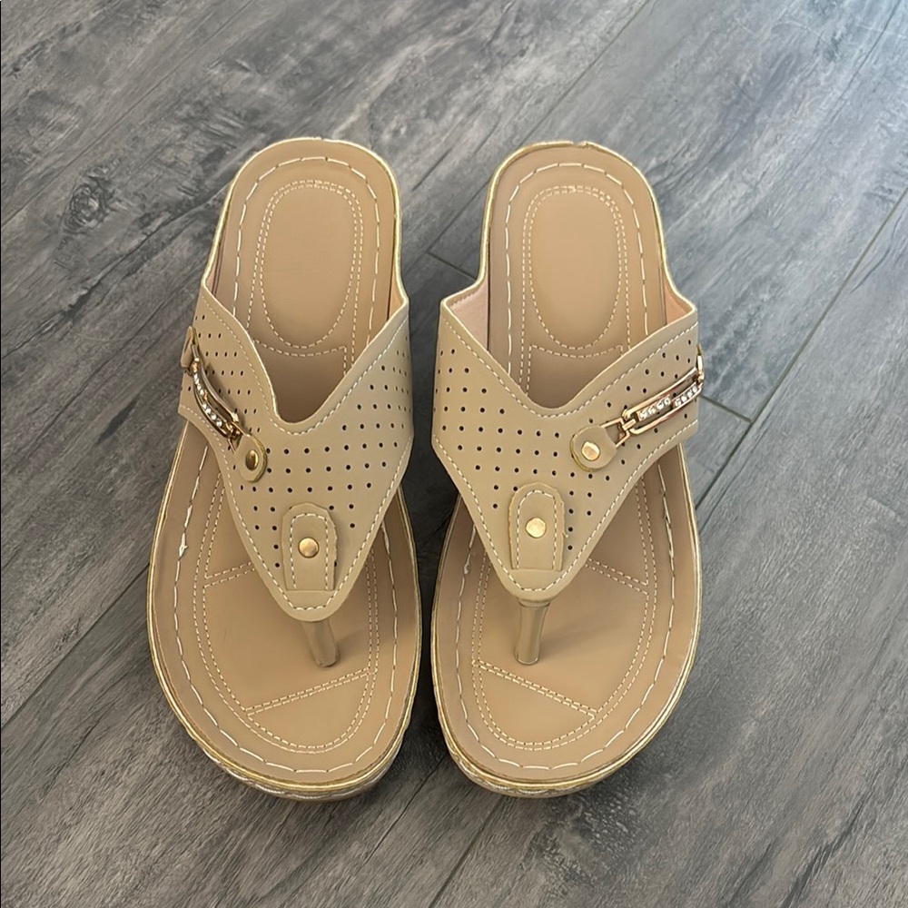 Beige Women's Sandals